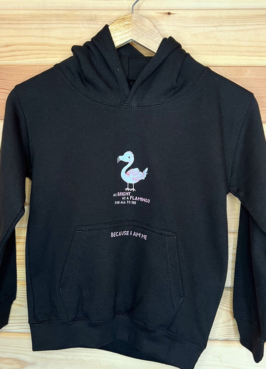 Because I Am Me: Bright as a Flamingo Hoodie