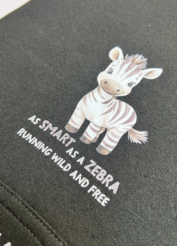 Because I Am Me: Smart as a Zebra Hoodie