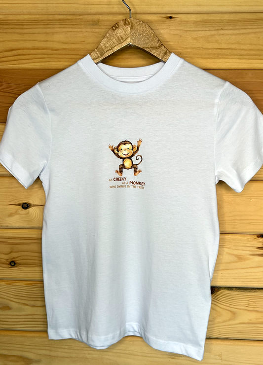 Because I Am Me: Cheeky as a Monkey T-Shirt