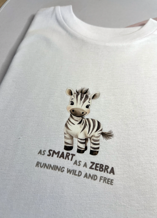Because I Am Me: Smart as a Zebra T-Shirt